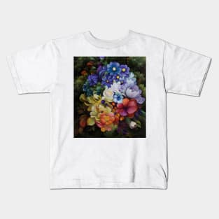 colourful bouquet of flowers Kids T-Shirt